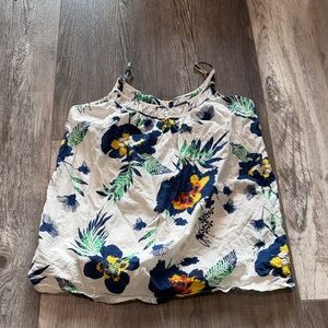 Patagonia Floral Camisole in Navy and Yellow